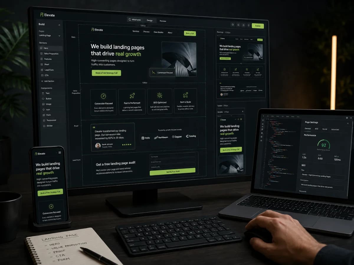 Web Development & Landing Pages
